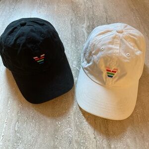 Black and White Ace Valley Baseball Caps